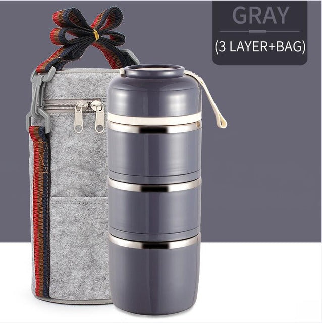Stainless Steel Lunch Box For School Kids Lunchbox