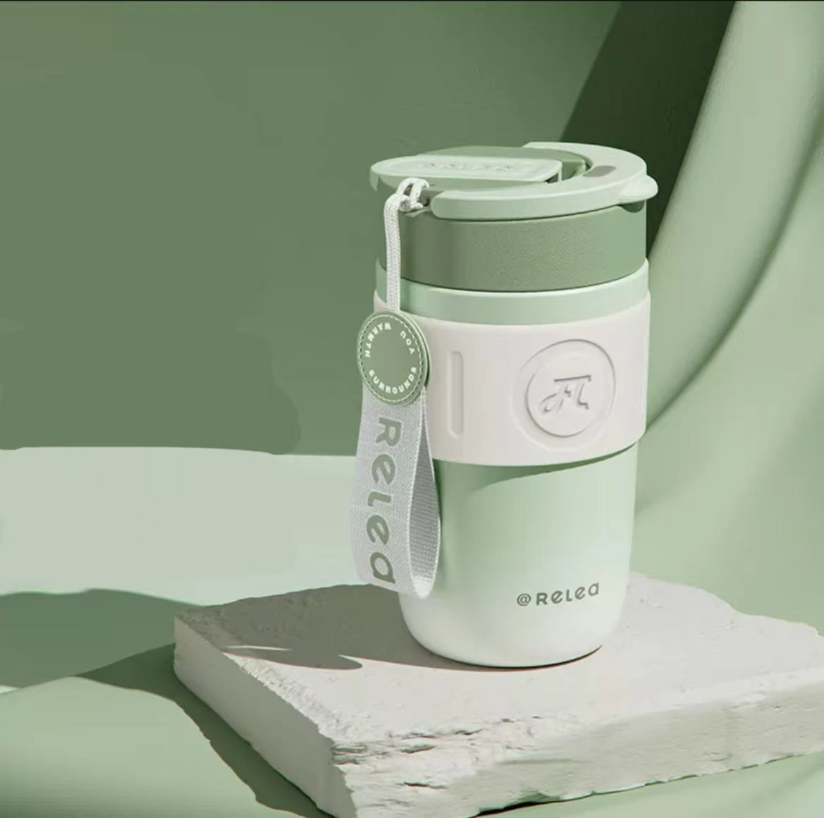 Ladies Accompanying Cup Girls Portable Stainless Steel Straw Water Cup Men