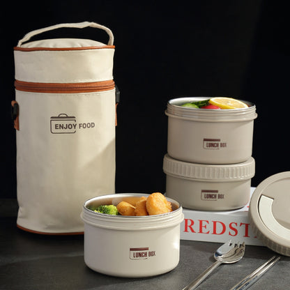 Household Portable 316 Stainless Steel Insulated Lunch Box