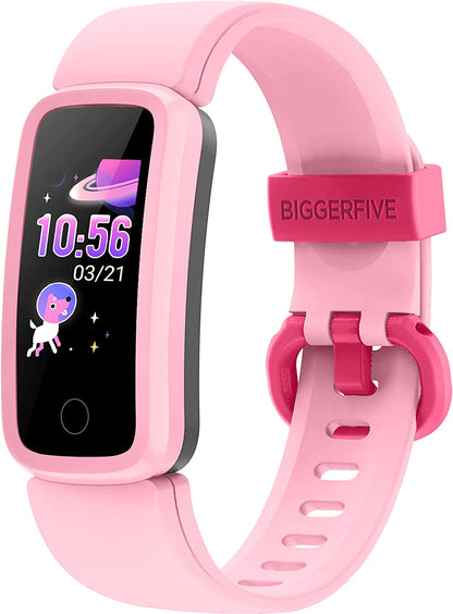 Vigor Kids Fitness Tracker for Girls & Boys Ages 5-15, Kids Watch with IP68 Waterproof, Pedometer, Activity Tracker with Heart Rate & Sleep Monitor, Calorie & Step Counter Watch