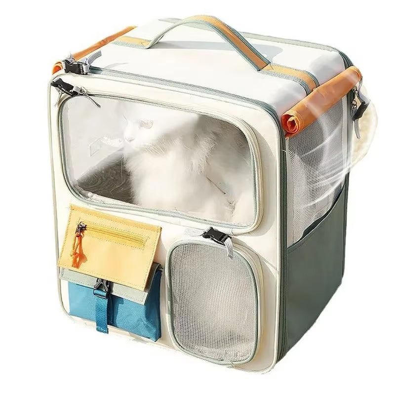 Extra Large Portable Pet Trolley Case, Detachable Dog Trolley Case, Large Foldable Pet Bag Cat Travel Carrier Bag