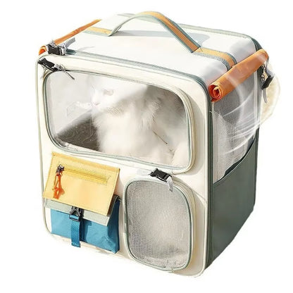 Extra Large Portable Pet Trolley Case, Detachable Dog Trolley Case, Large Foldable Pet Bag Cat Travel Carrier Bag
