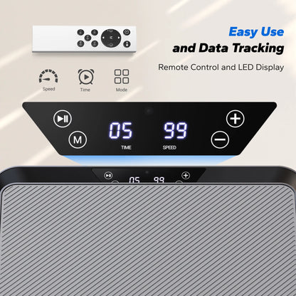 Vibration Plate Exercise Machine Mini for Lymphatic Drainage Whole Body Shaker Weight Loss for Women Men Seniors