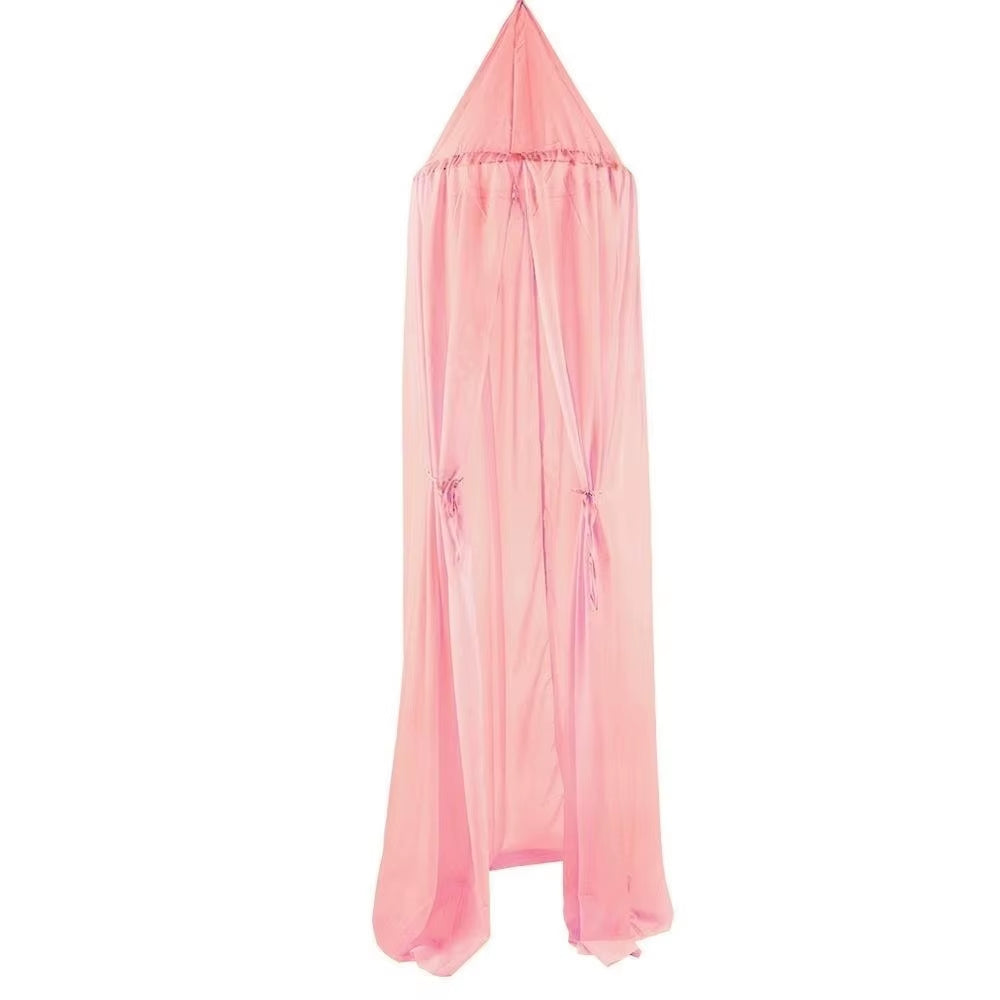 New Kids Baby Chiffon Mosquito Net Romantic Pink Princess Canopy Tent Bed Curtain for Adult Girls Nordic Style Home Decoration