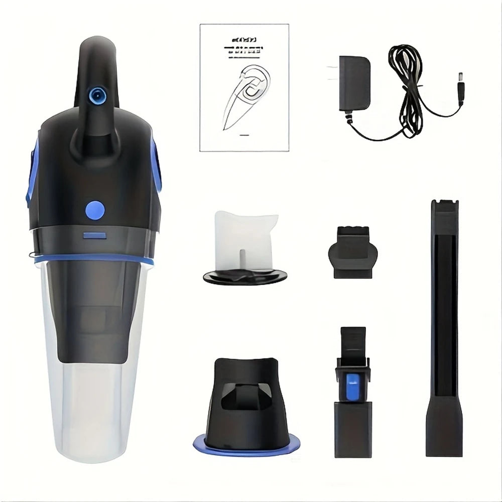 [US Direct] Powerful Wet and Dry Handheld Vacuum Cleaner for Cleaning Appliance Enthusiasts