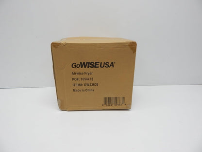 USA 3.7-Quart Programmable Air Fryer with 8 Cook Presets, GW22638 - Black