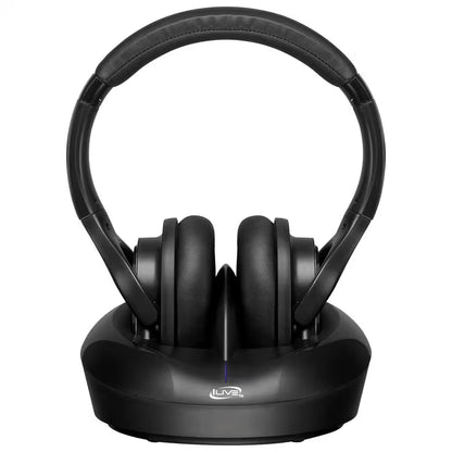 Wireless Radio Frequency Headphones with Charging Dock