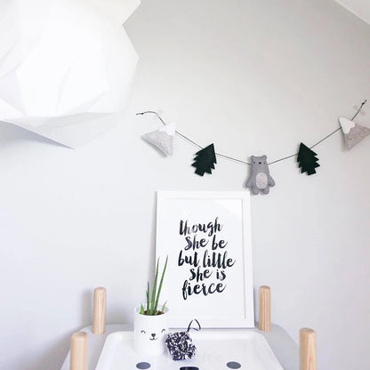 Nordic Felt Cloud Garland Bunting Kids Baby Room Nursery Hanging Wall Decor Wall Hanging DIY Home Decoration