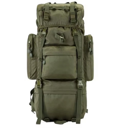 70L Large Backpack Outdoor Sports Bag 3P Tactical Bags for Hiking Camping Climbing Waterproof Wear-Resisting Nylon Bag