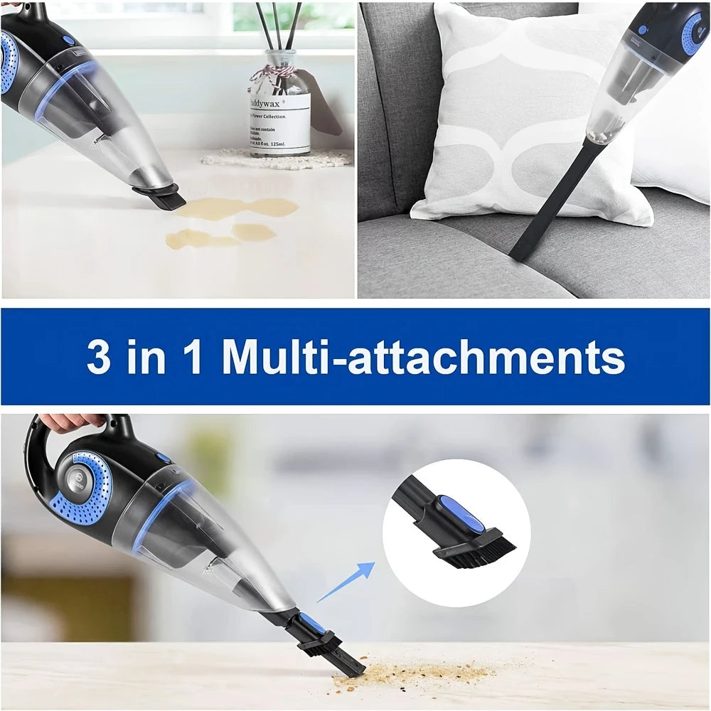 [US Direct] Powerful Wet and Dry Handheld Vacuum Cleaner for Cleaning Appliance Enthusiasts