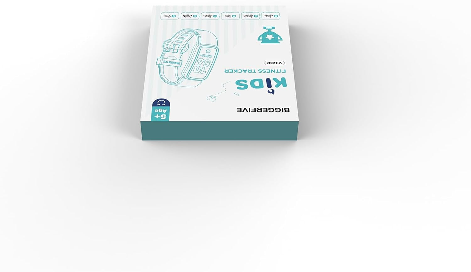 Vigor Kids Fitness Tracker for Girls & Boys Ages 5-15, Kids Watch with IP68 Waterproof, Pedometer, Activity Tracker with Heart Rate & Sleep Monitor, Calorie & Step Counter Watch