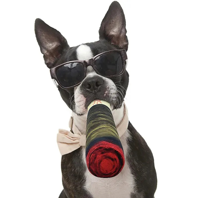 Green Sound Cigar Dog Toy