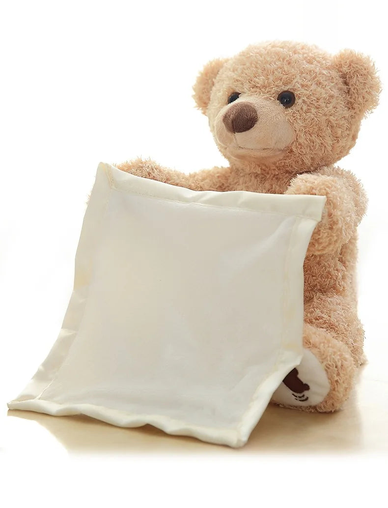 Peek-a-Boo Shy Teddy Bear Toy