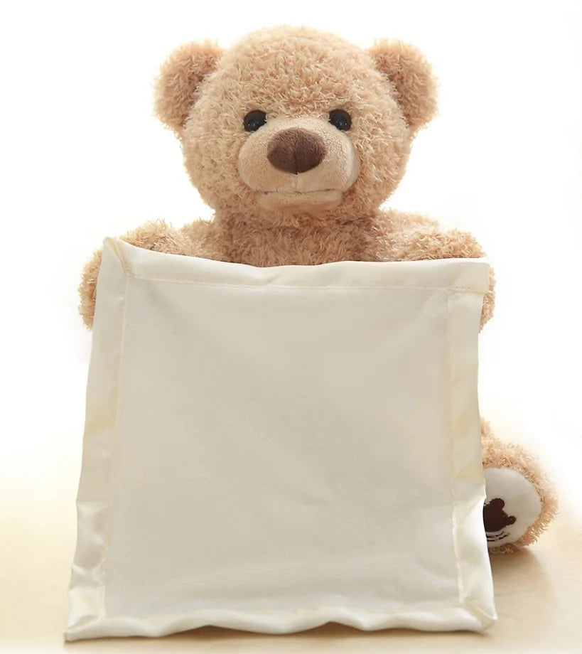 Peek-a-Boo Shy Teddy Bear Toy